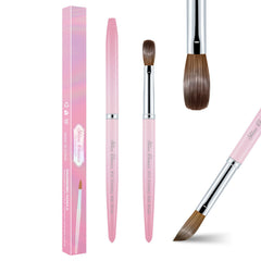 Pincel Shine Chance para uñas acrílicas tamaño 10, aplicación precisa y suave.