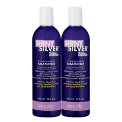 SHINY SILVER Champú Ultra Acondicionante en botella frontal neutraliza tonos amarillos