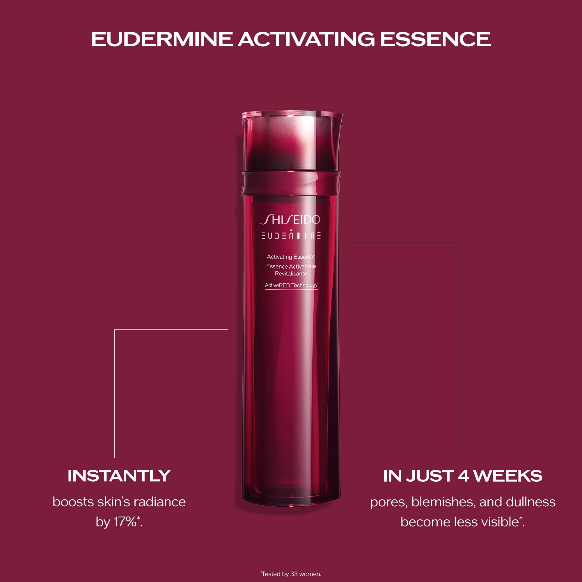 Shiseido Eudermine essencia activa brillo suave tono más uniforme