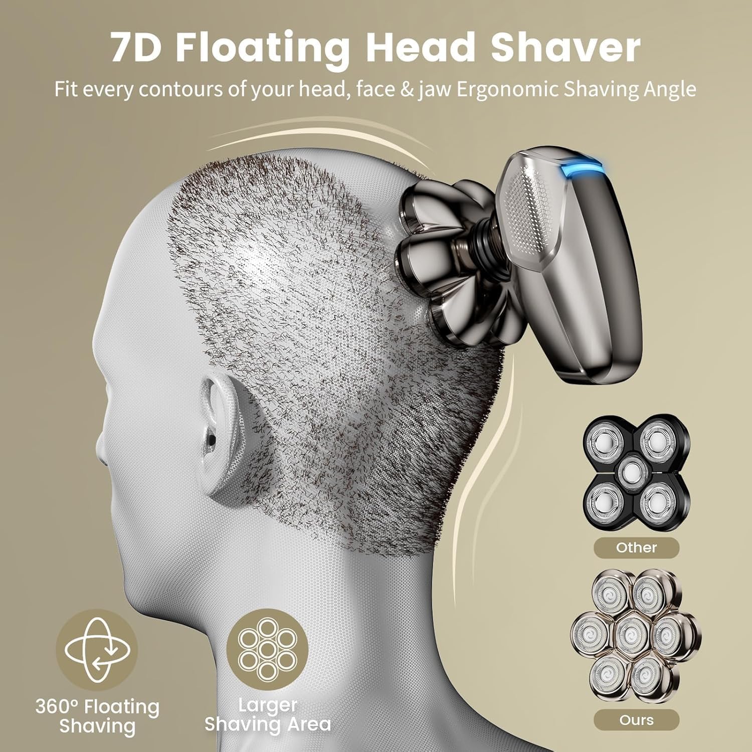 SHPAVVER diseño IPX7 resistente al agua para usar en ducha