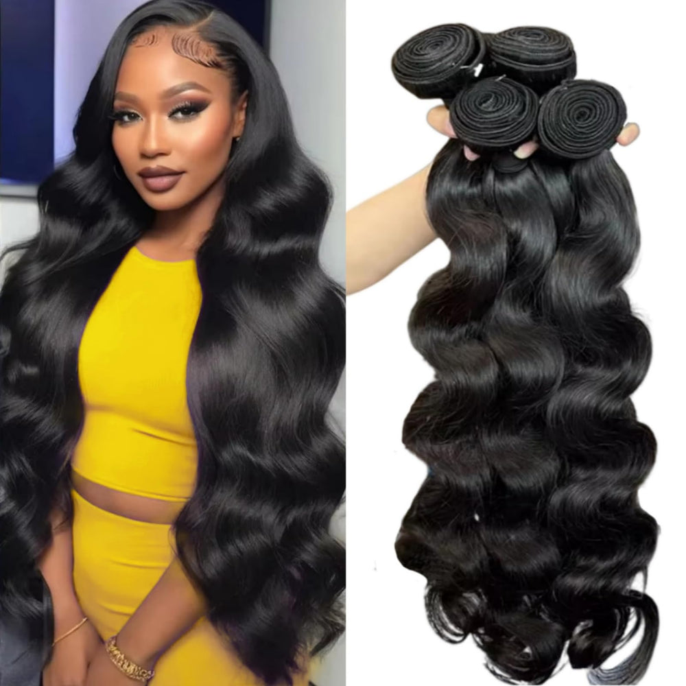 SHWAIR 12A conjuntos cabello ondulado cuerpo para volumen natural