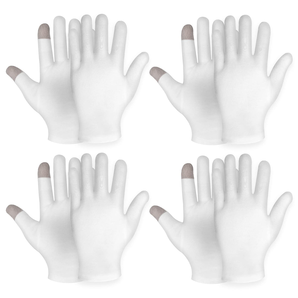 Guantes Sibba de algodon con tacto para pantalla, ideal para usar el movil sin quitarse la prenda.