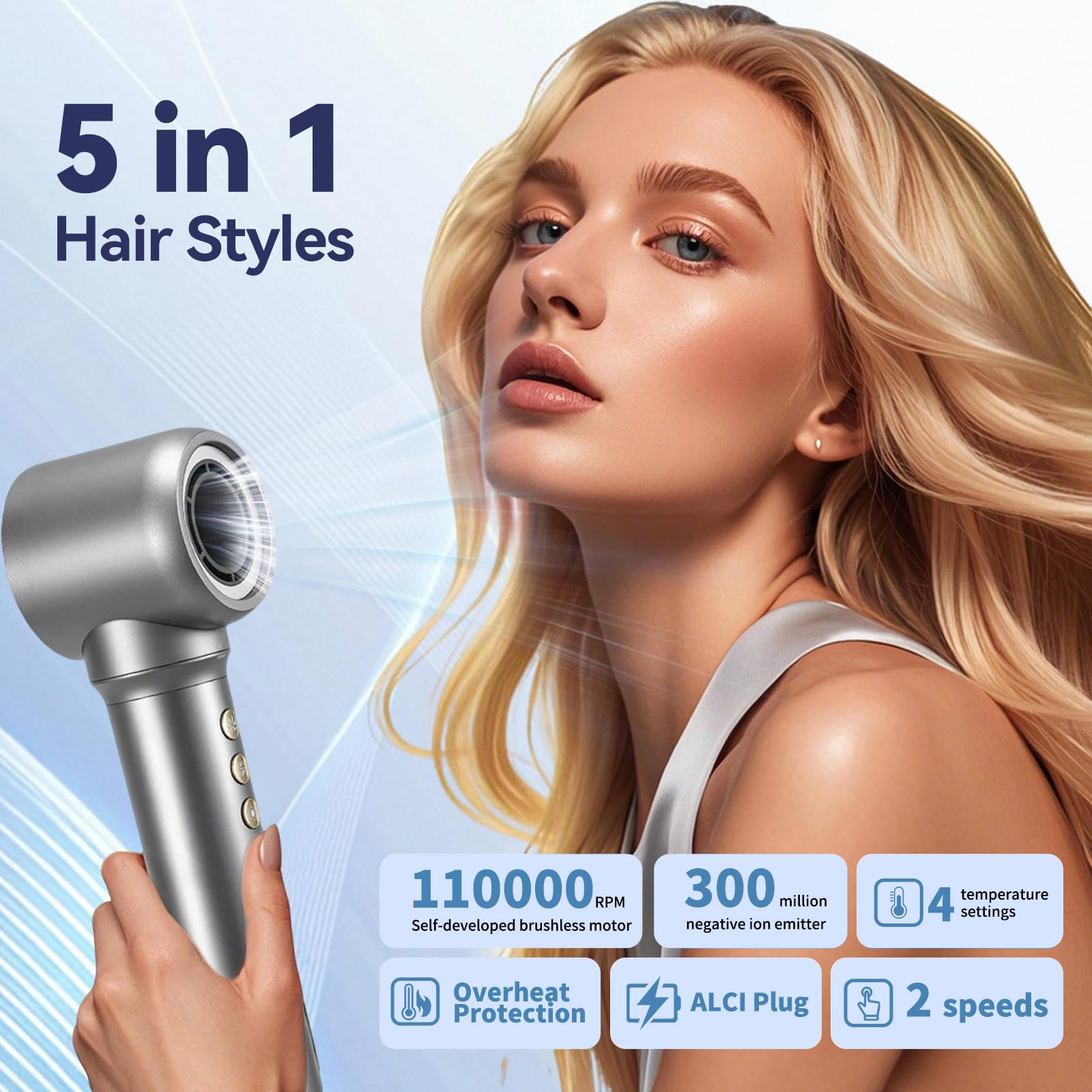 SIGBOT brillo suave y frizz controlado sin dañar el cabello
