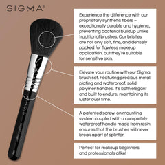 Sigma Beauty F40, brocha de contorno para definición precisa y transiciones nítidas