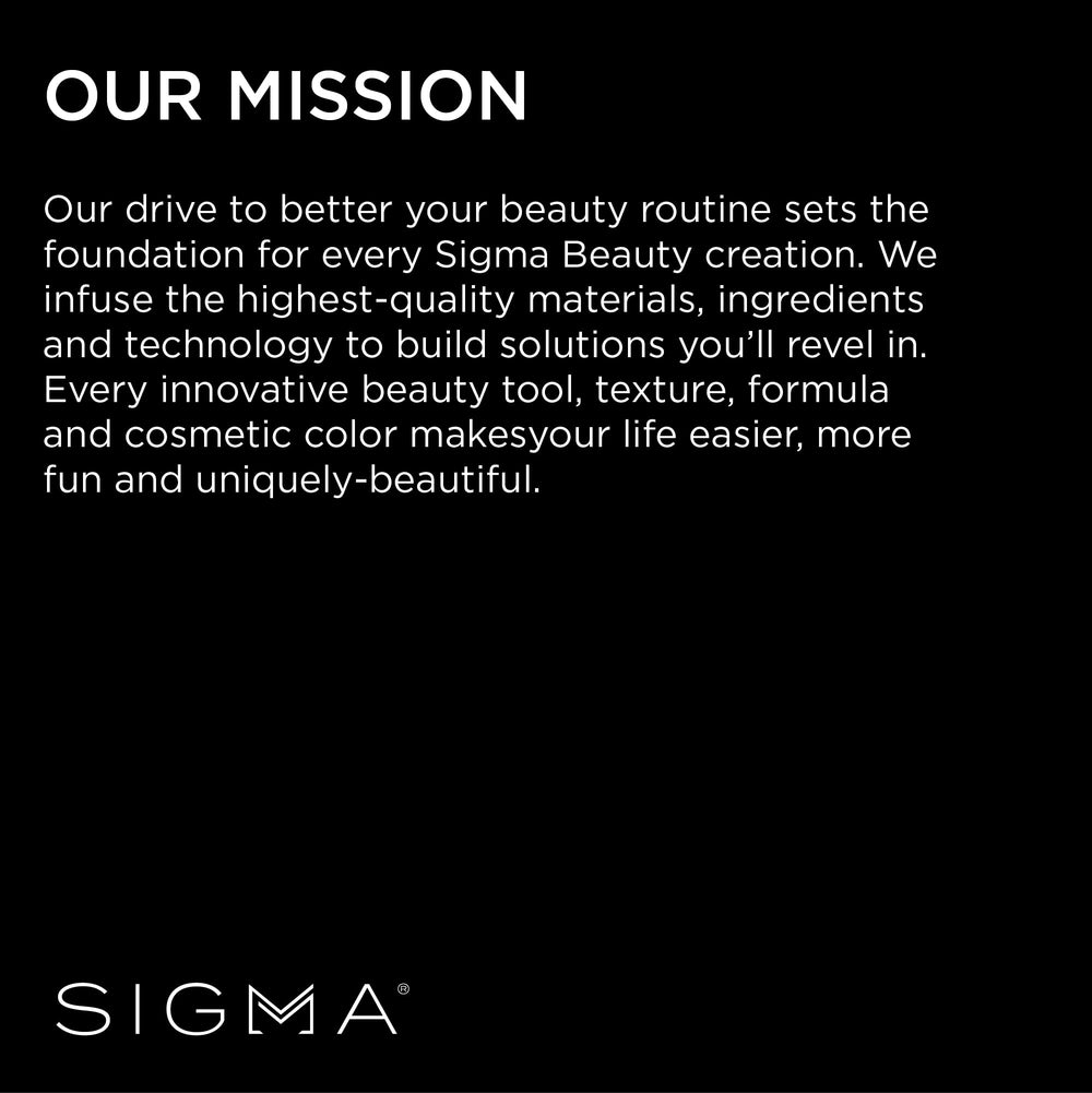 Sigma Beauty mango metálico resistente, mango duradero para un uso prolongado