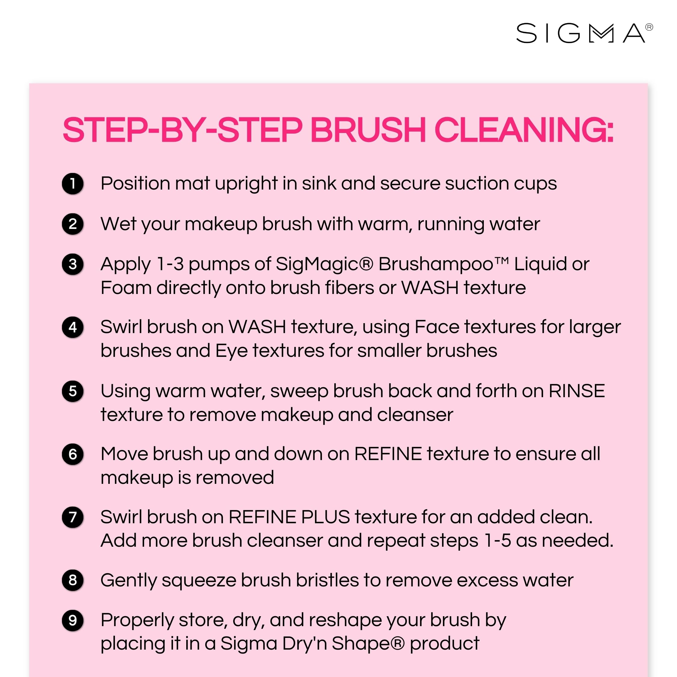 Sigma Spa Express Mat tamaño compacto, ideal para viajes