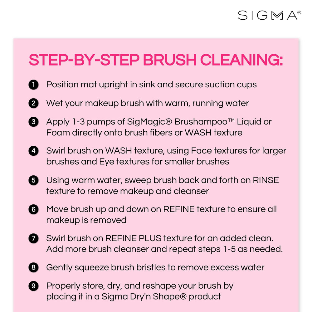 Sigma Spa Express Mat tamaño compacto, ideal para viajes