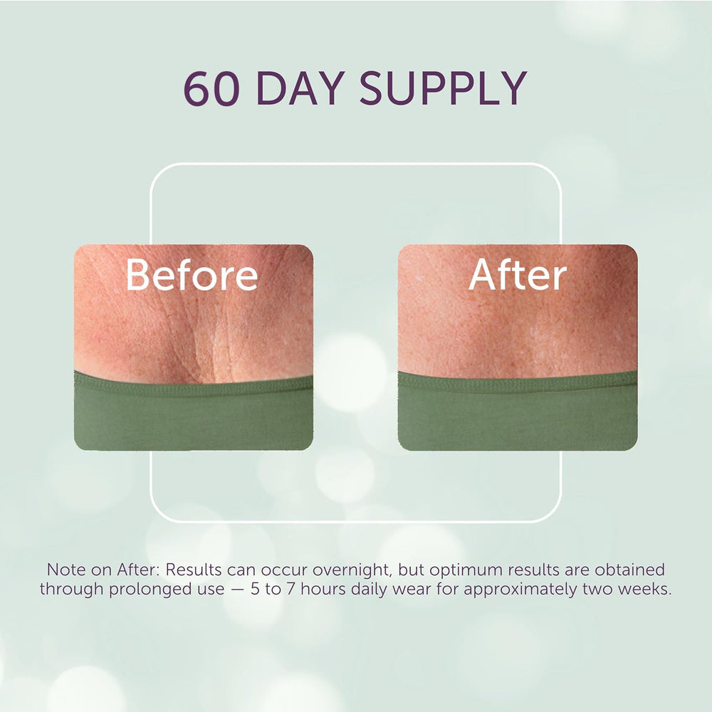 Silc Skin Decollette Pad application guide shows easy placement and layering.