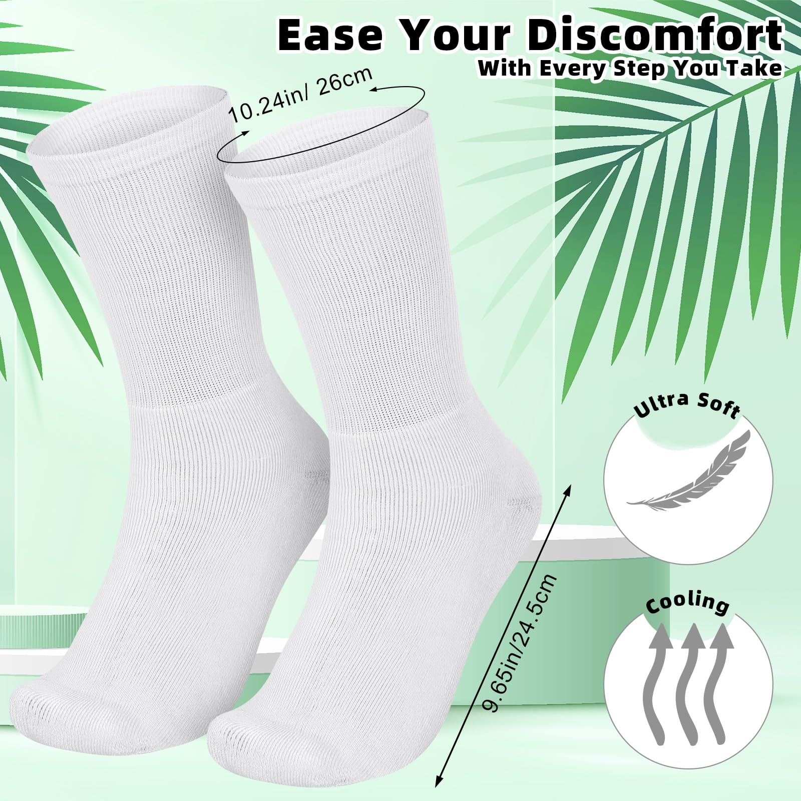 Silicherry calcetines eczema textura suave para piel sensible.