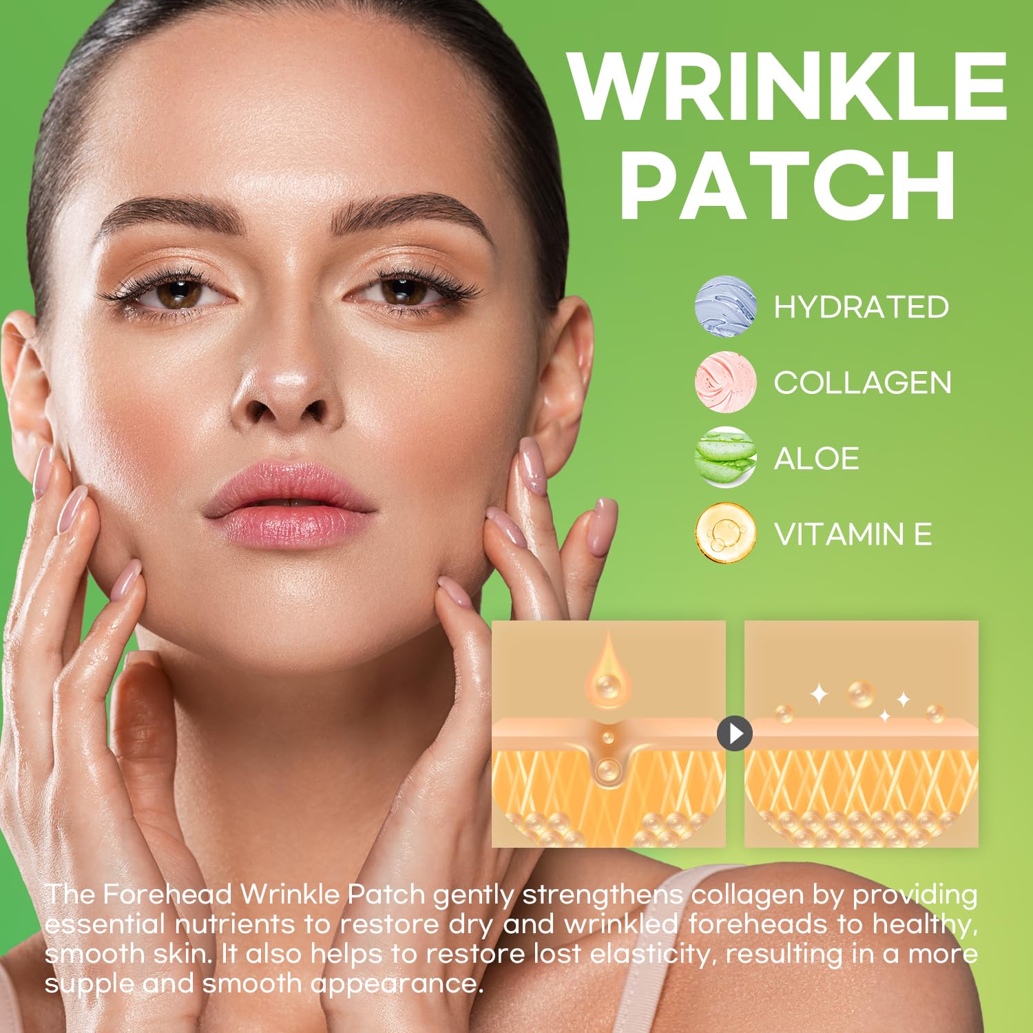 Patch ligne-sourire SILKDERMIS adoucissant les contours autour du sourire.