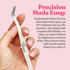 Kit DIY de pestañas Silly George para look natural sin experiencia.
