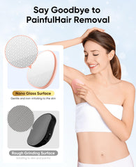 Detalle del cristal exfoliante de SILVLF para piel suave.