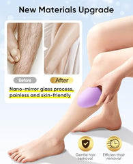 SILVLF erasor pelo cristal aplicada en la piel, exfoliación suave.