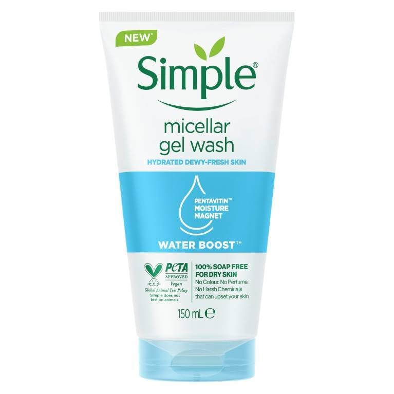 Simple Gel Micelar: textura ligera que desliza sin irritar