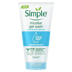 Simple Gel Micelar: textura ligera que desliza sin irritar