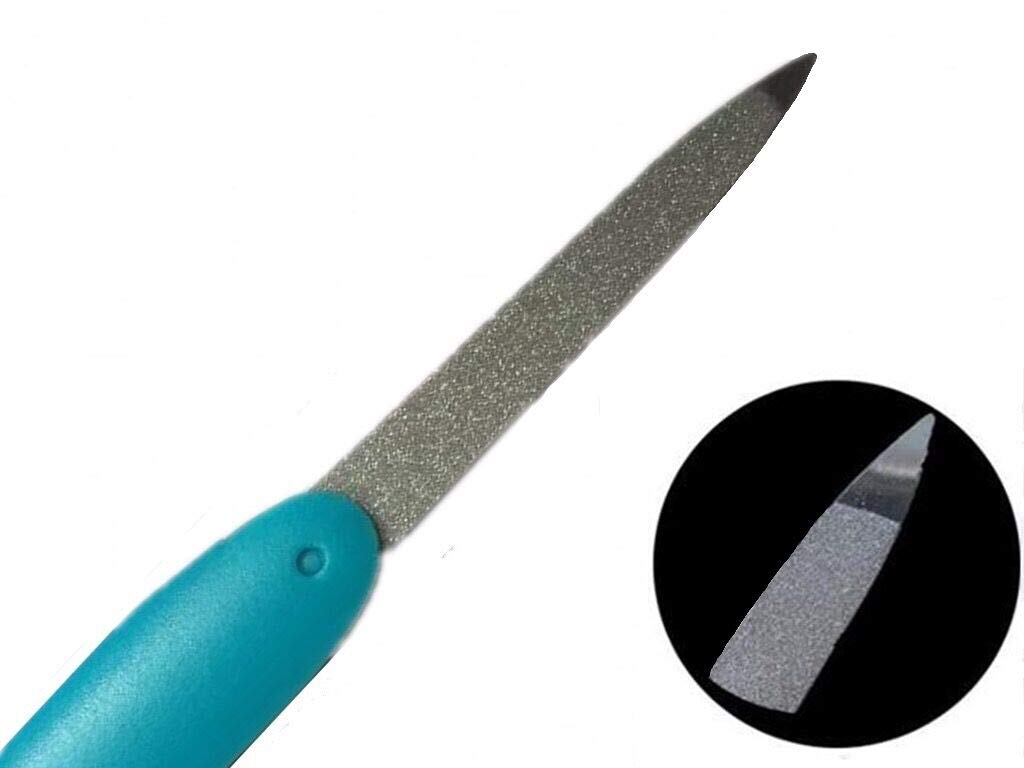 Lima de metal plegable Sinen con doble cara para acabado suave.