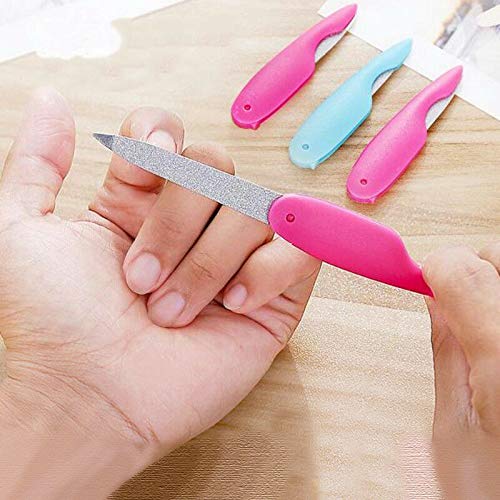 Mango antideslizante Sinen, agarre cómodo para limar uñas con precisión.