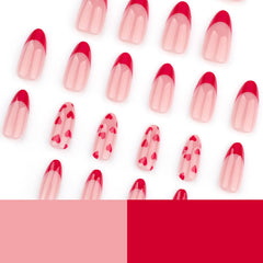 SINSEN Uñas en forma almendra, diseño elegante para uso diario.