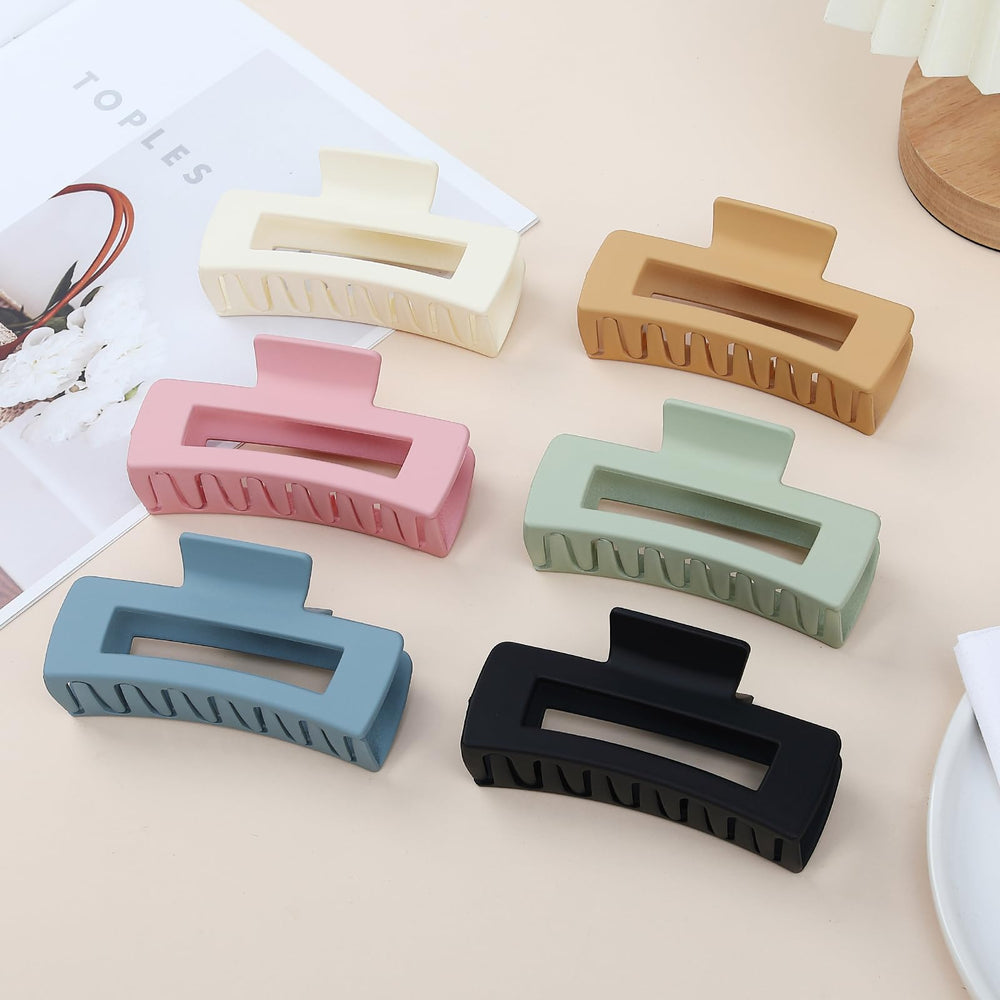Pinza acrílica Sisiaipu de forma rectangular para uso cotidiano.