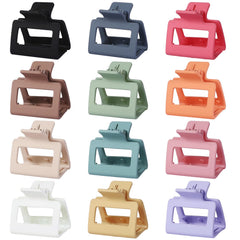 Pinzas Sisiaipu cuadradas en 12 colores para combinar con cualquier atuendo.