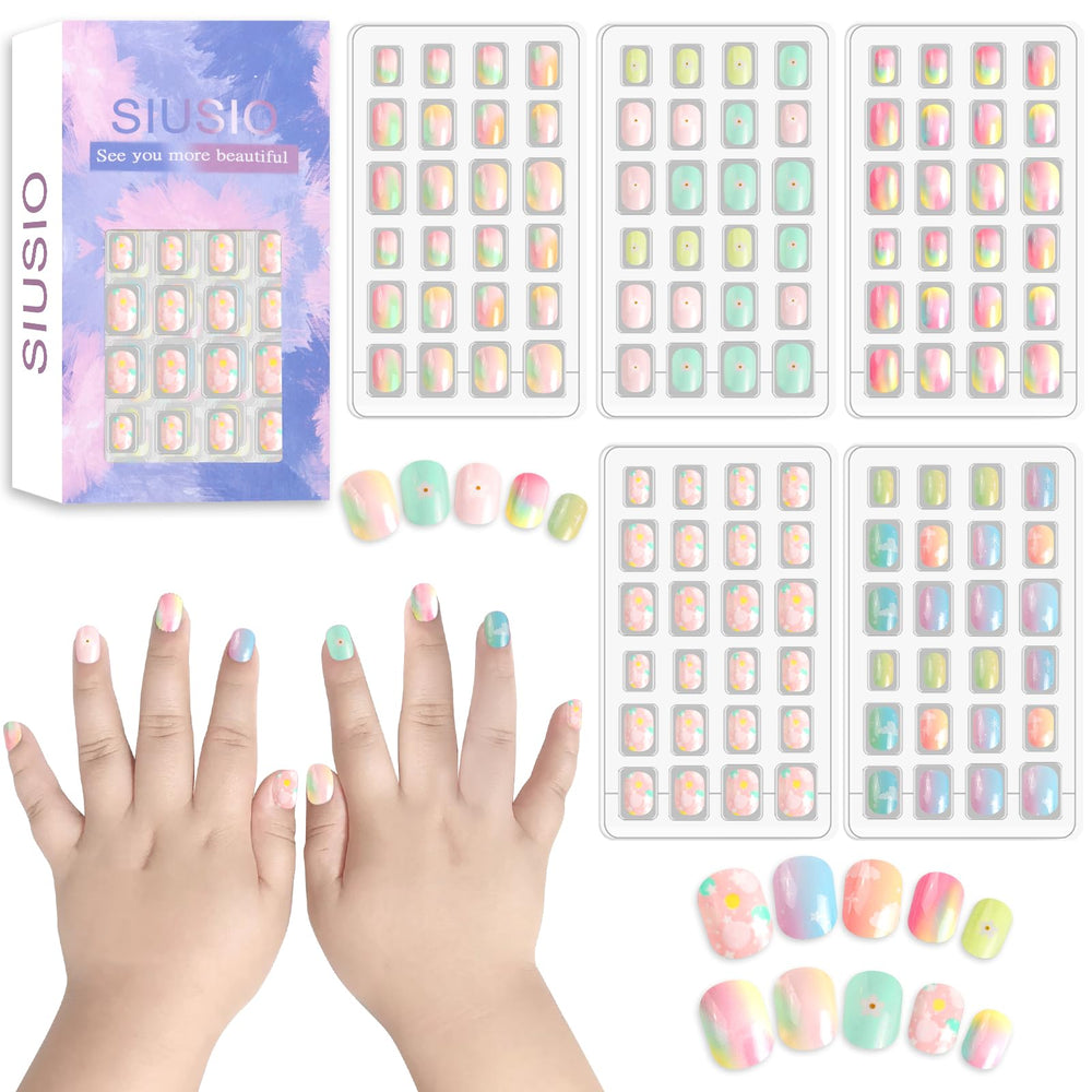 Unas Siusio prepegadas Gradiente Paraíso, aplicación rápida para niñas