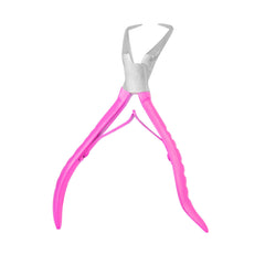 Pinzas Sivote para quitar microlinks rosadas, eliminación precisa sin dañar el cabello.