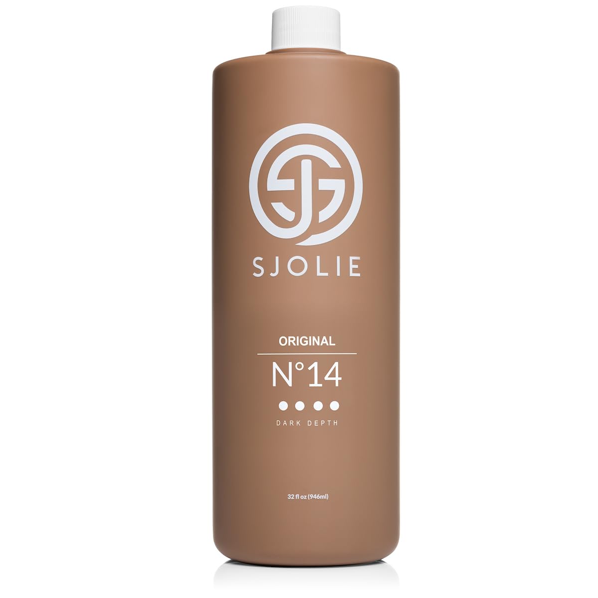 SJOLIE Spray Tan No. 14, botella para un bronceado duradero.