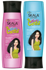 SKALA Expert Mais Cachos shampoo botella vertida, ideal para uso diario en rizos