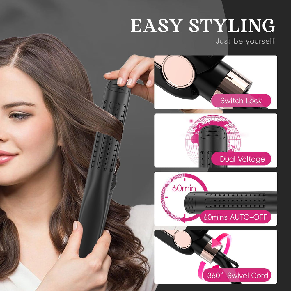 SKIMI Airflow Styler voltaje dual para viajes sin preocupaciones.
