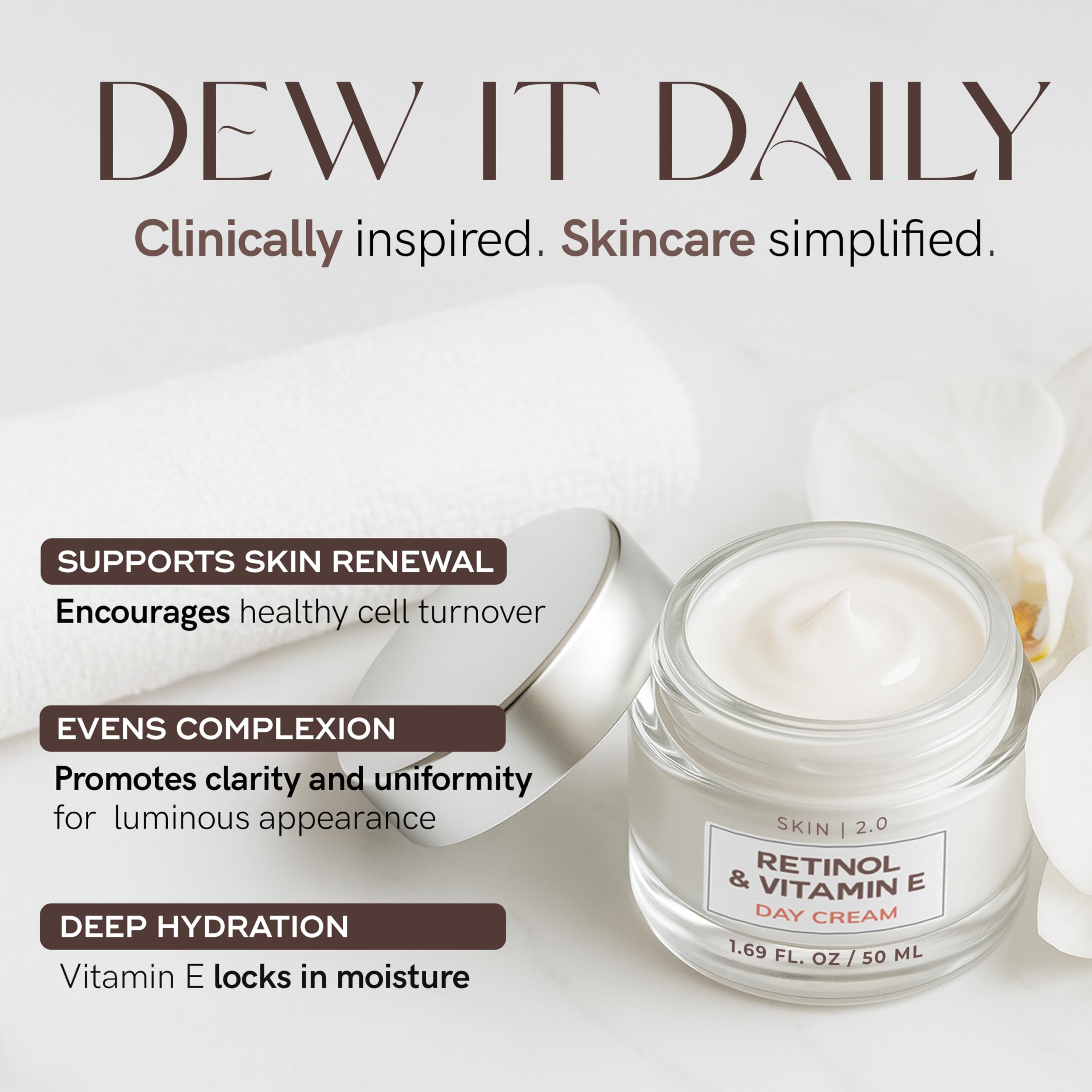 Skin 2.0 aplicación facial fácil por la mañana