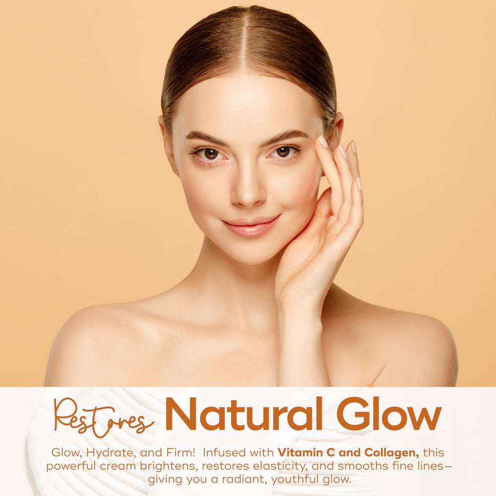 Skin Aesthetics Vitamina C y Colágeno iluminan tono y textura de la piel.