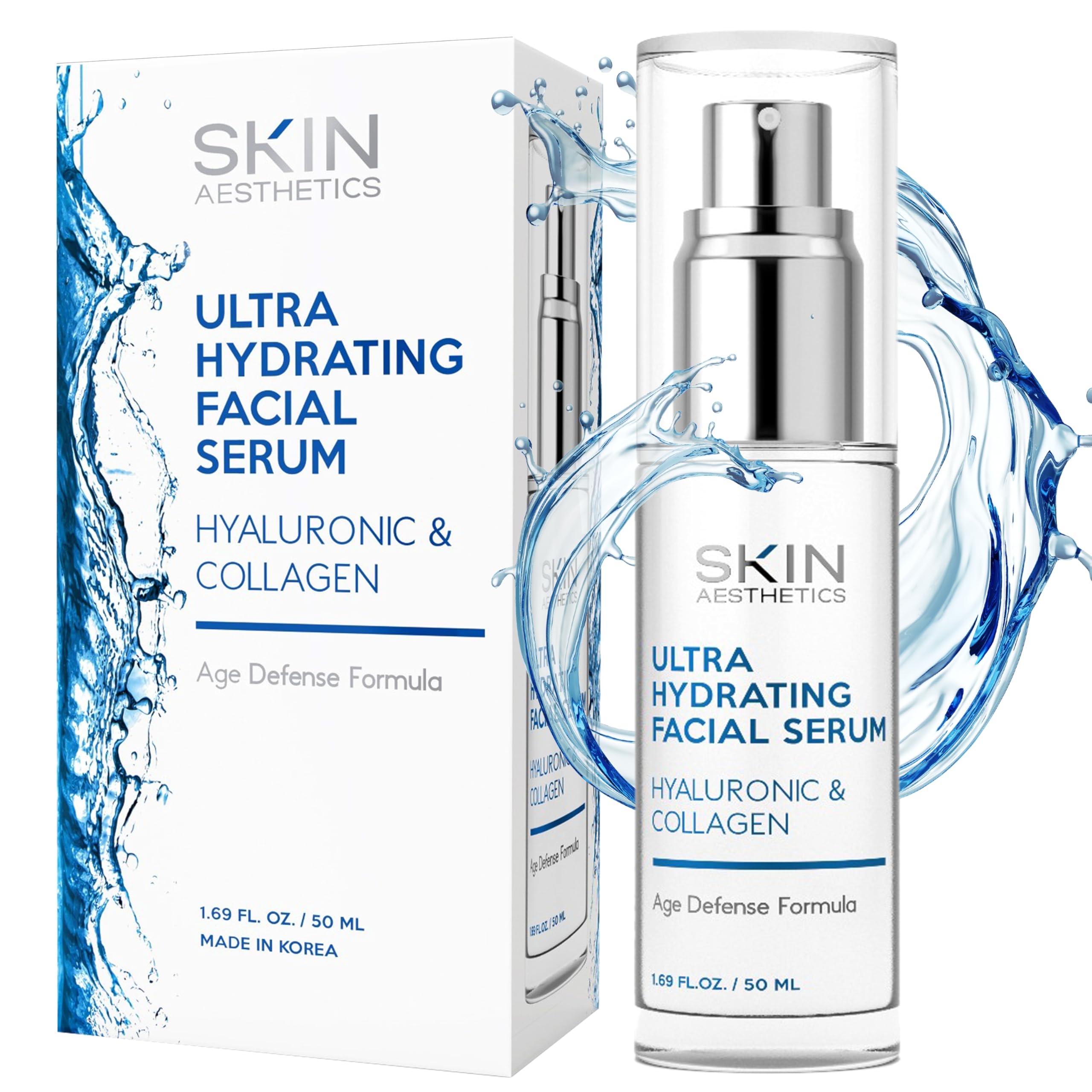 Skin Aesthetics Serum Hialurónico Rostro: hidratación profunda para una piel suave.