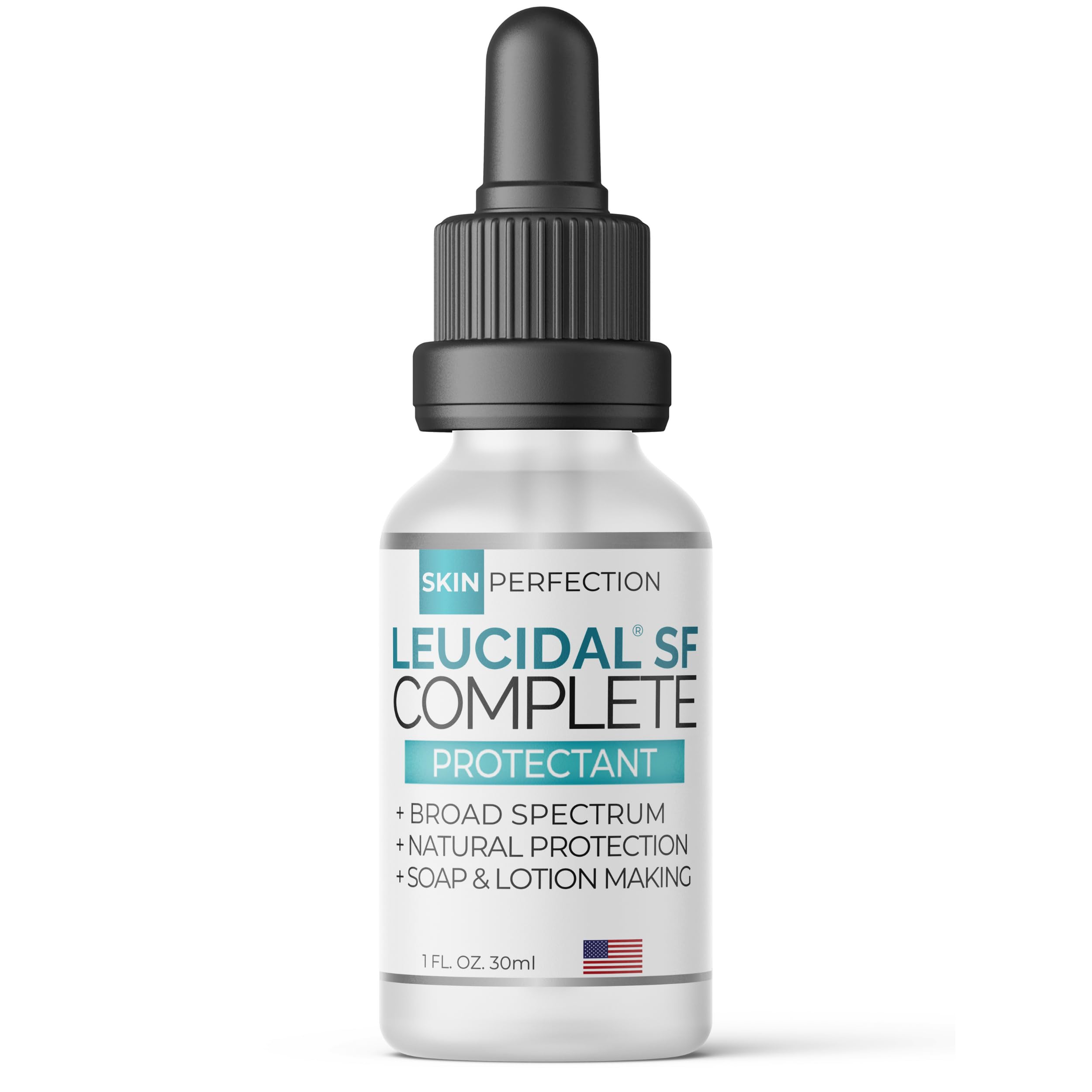 Skin Perfection Leucidal SF Complete en bote 1 oz, preserva cosméticos caseros naturalmente.