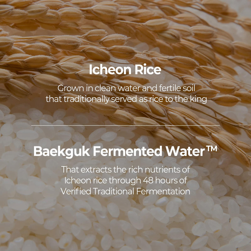Sérum SKINFOOD 1957 con arroz Icheon para poros refinados.