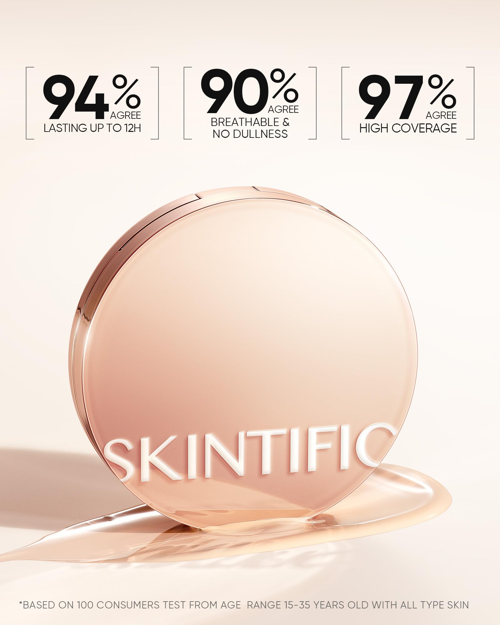 Skintific satin glow on skin for a natural radiance
