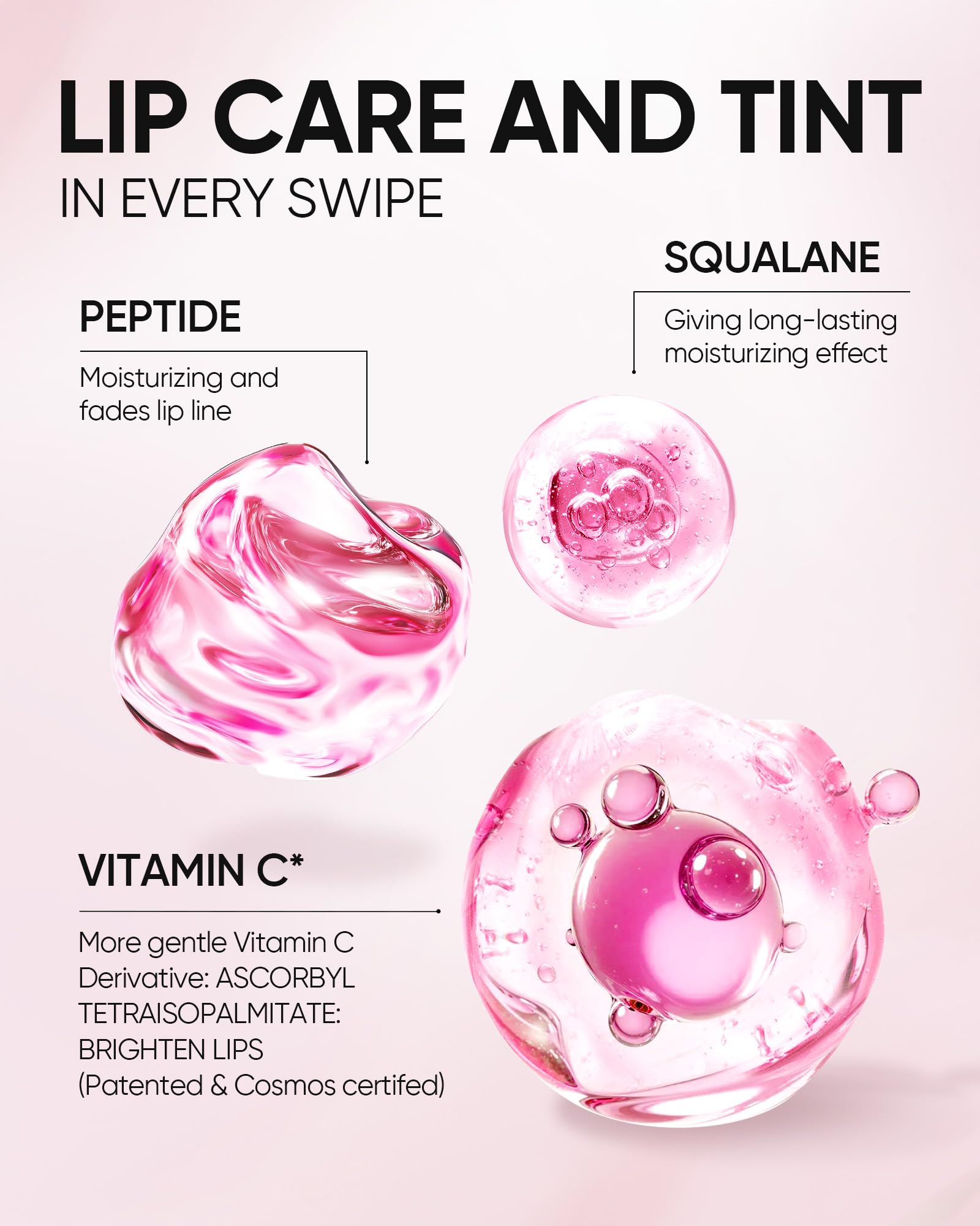 SKINTIFIC Vitamina C para labios brillantes y tono uniforme