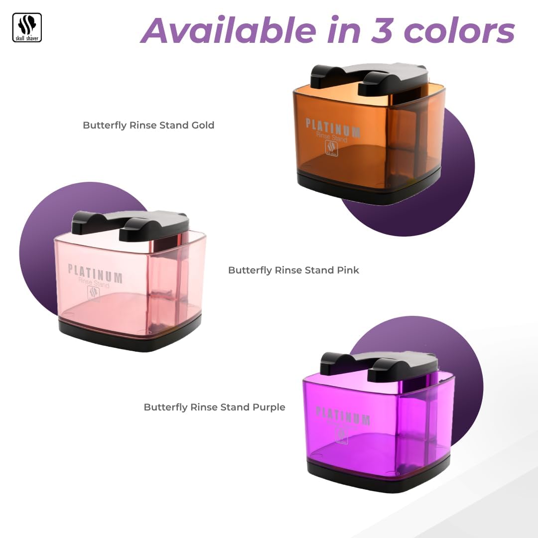 Skull Shaver Butterfly Platino: compatible con Pitbull y Butterfly para mayor versatilidad