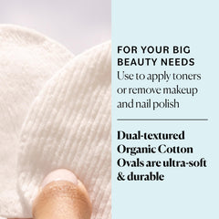 Sky Organics disco para tonificar, suave y absorbente para piel sensible.