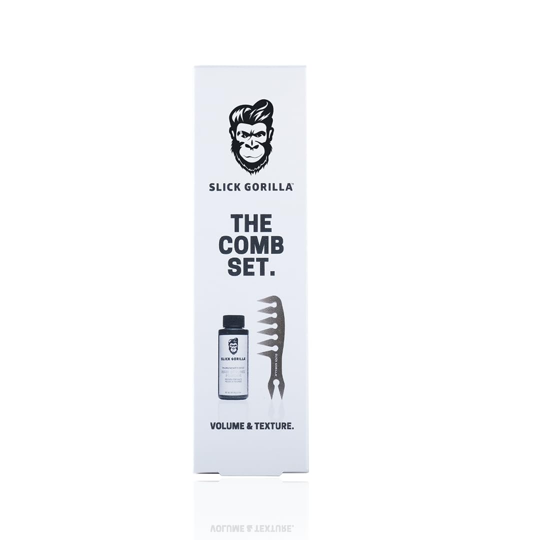 Conjunto de acabado texturizado Slick Gorilla para estilo natural.