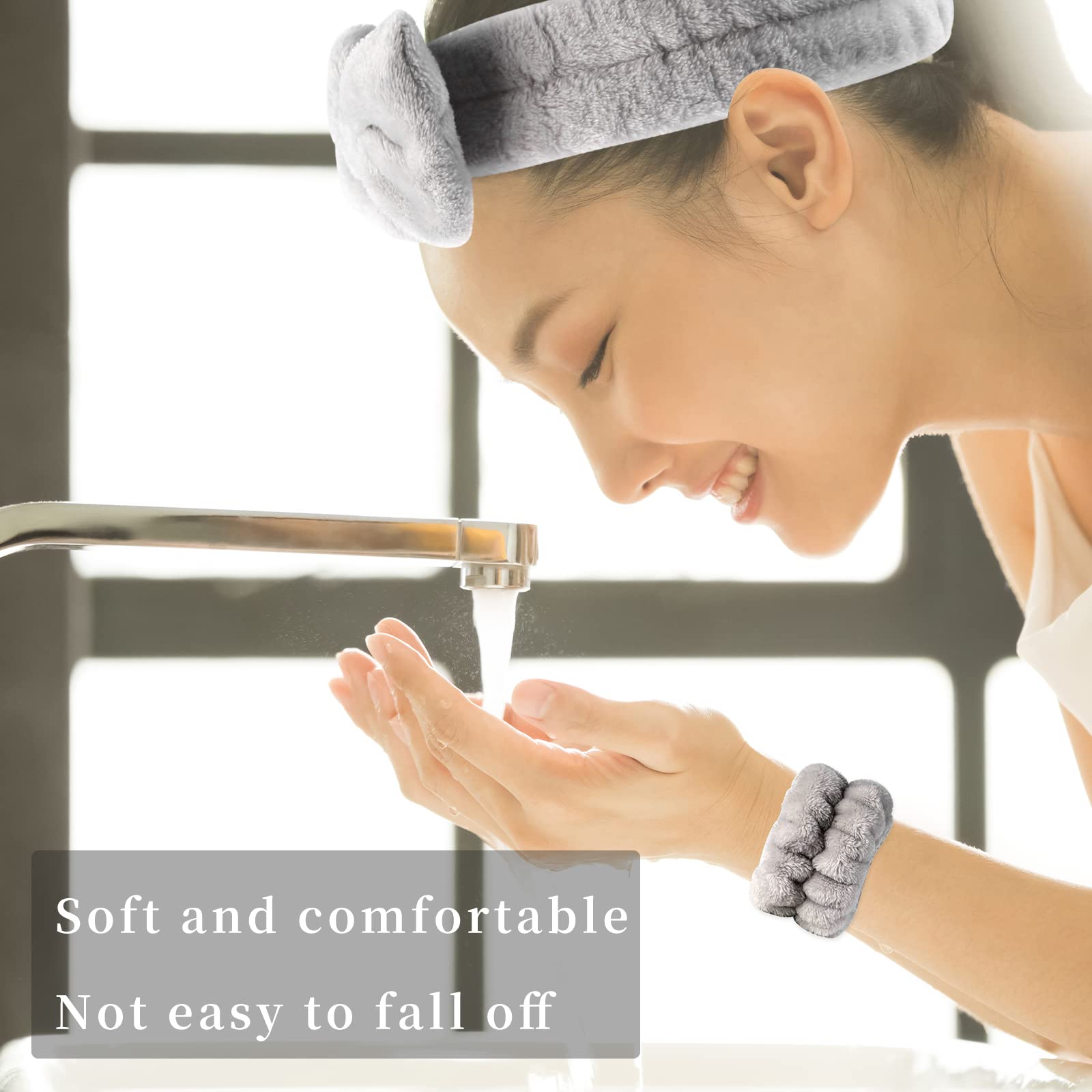 Banda SLNZAPTY de microfibra para lavado facial, suave y absorbente.