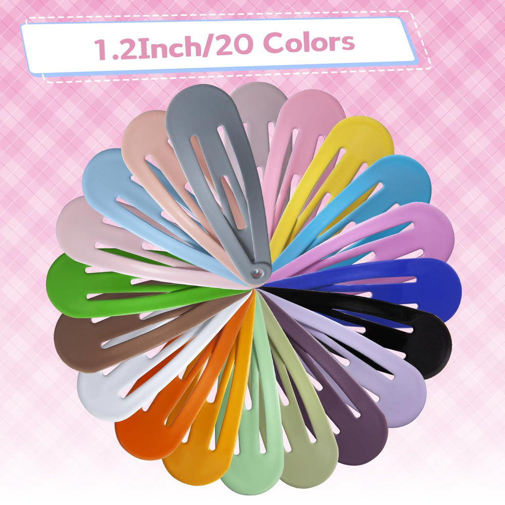 SLYFTE mini clips colores: 20 tonos brillantes para peinados rápidos y seguros