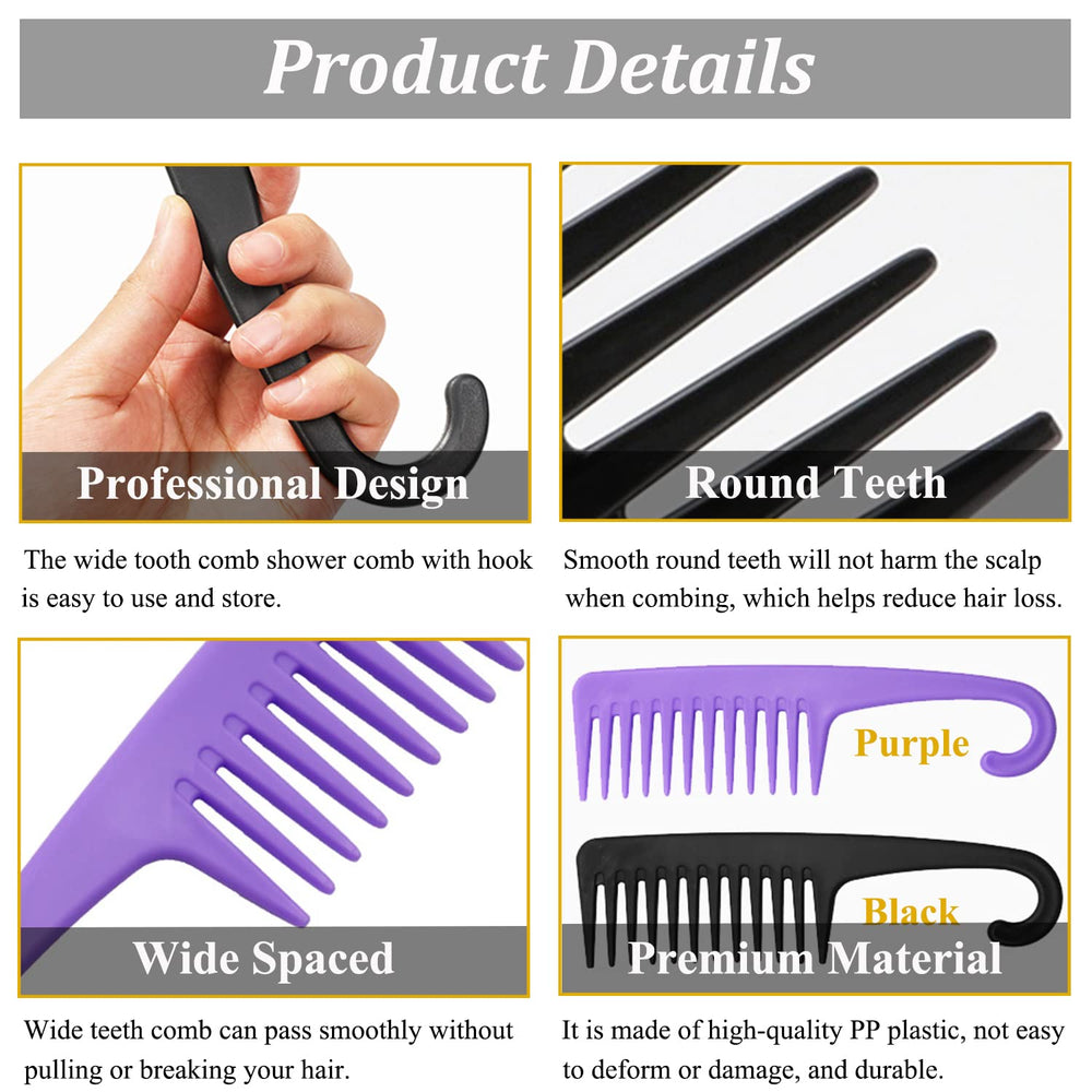 SmaringWing dientes redondos suaves para rizos sin tirones
