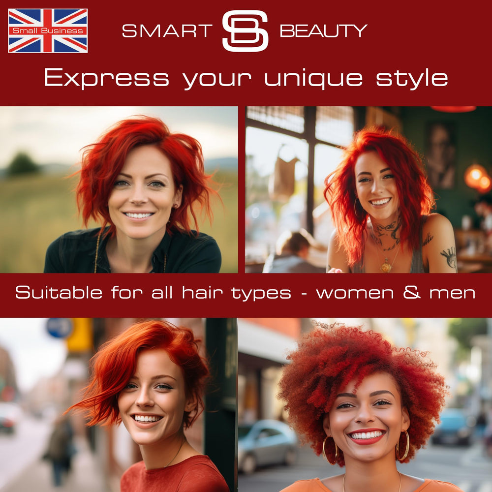 Smart Beauty Tinte Rojo Plex, acabado brillante y tono uniforme