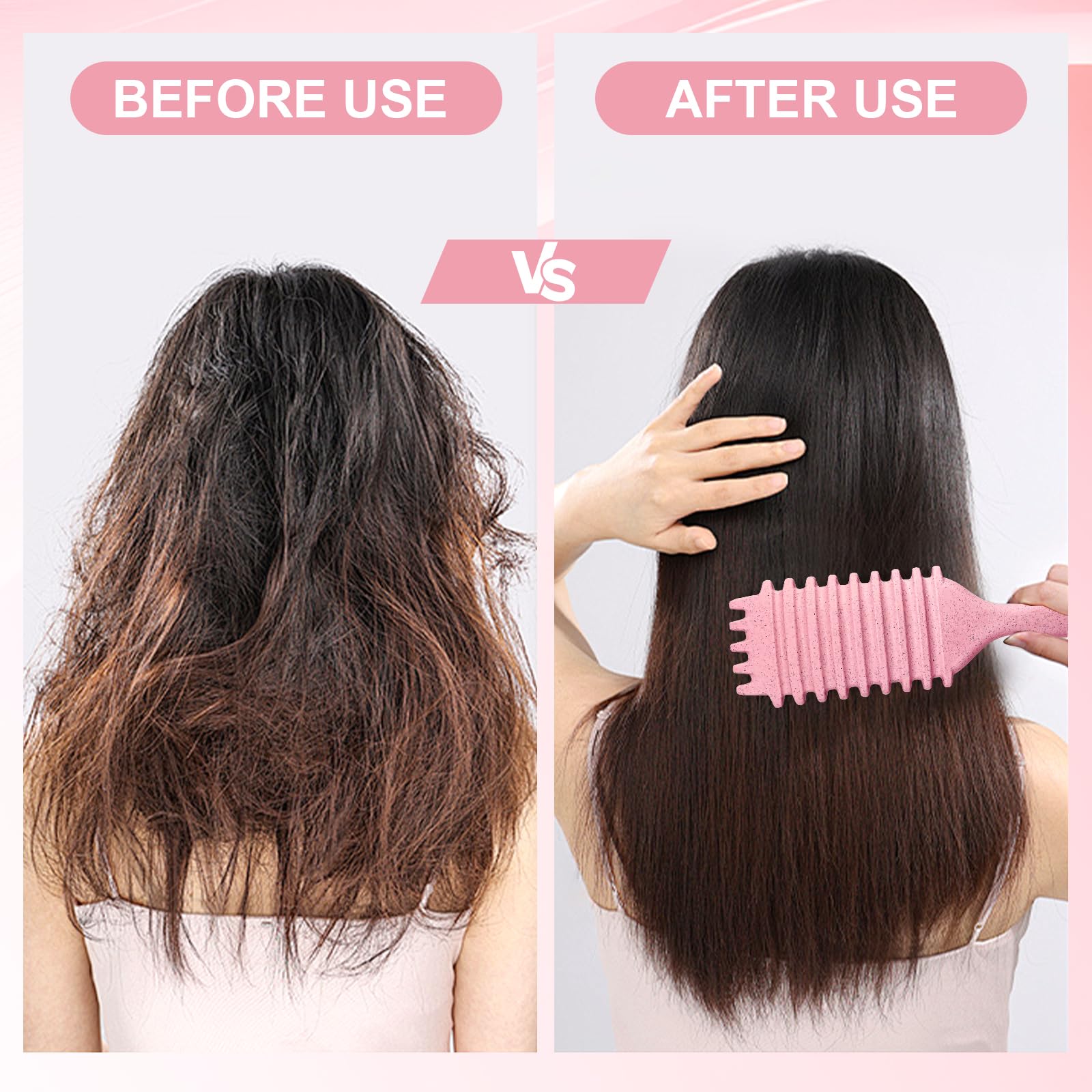 SMARTBEST cepillo suave para distintos tipos de cabello, minimiza roturas y facilita la definición.
