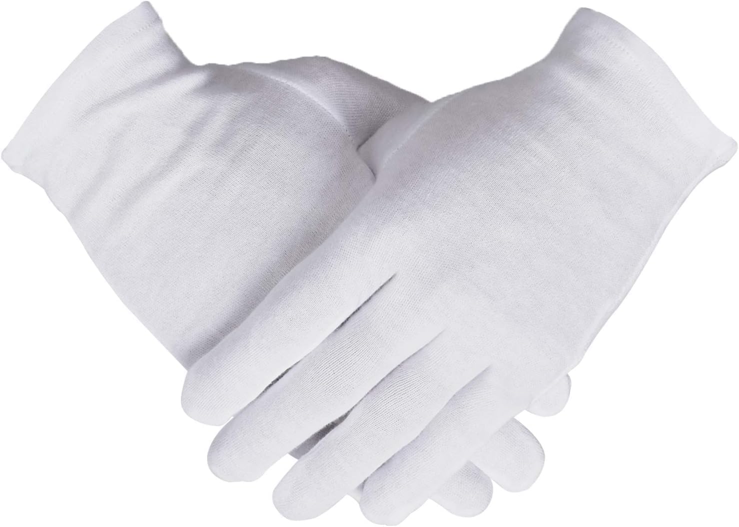 Guantes Smilco de algodón blancos para uso diario, tacto suave.