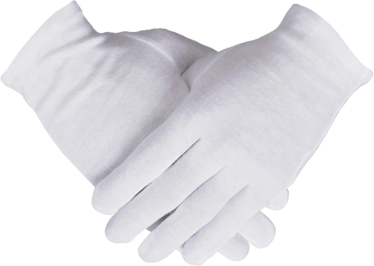 Smilco guantes de algodón blancos para uso nocturno y cuidado de manos.