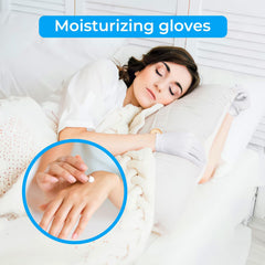 Smilco guantes blancos de algodón, tacto suave para manos secas.