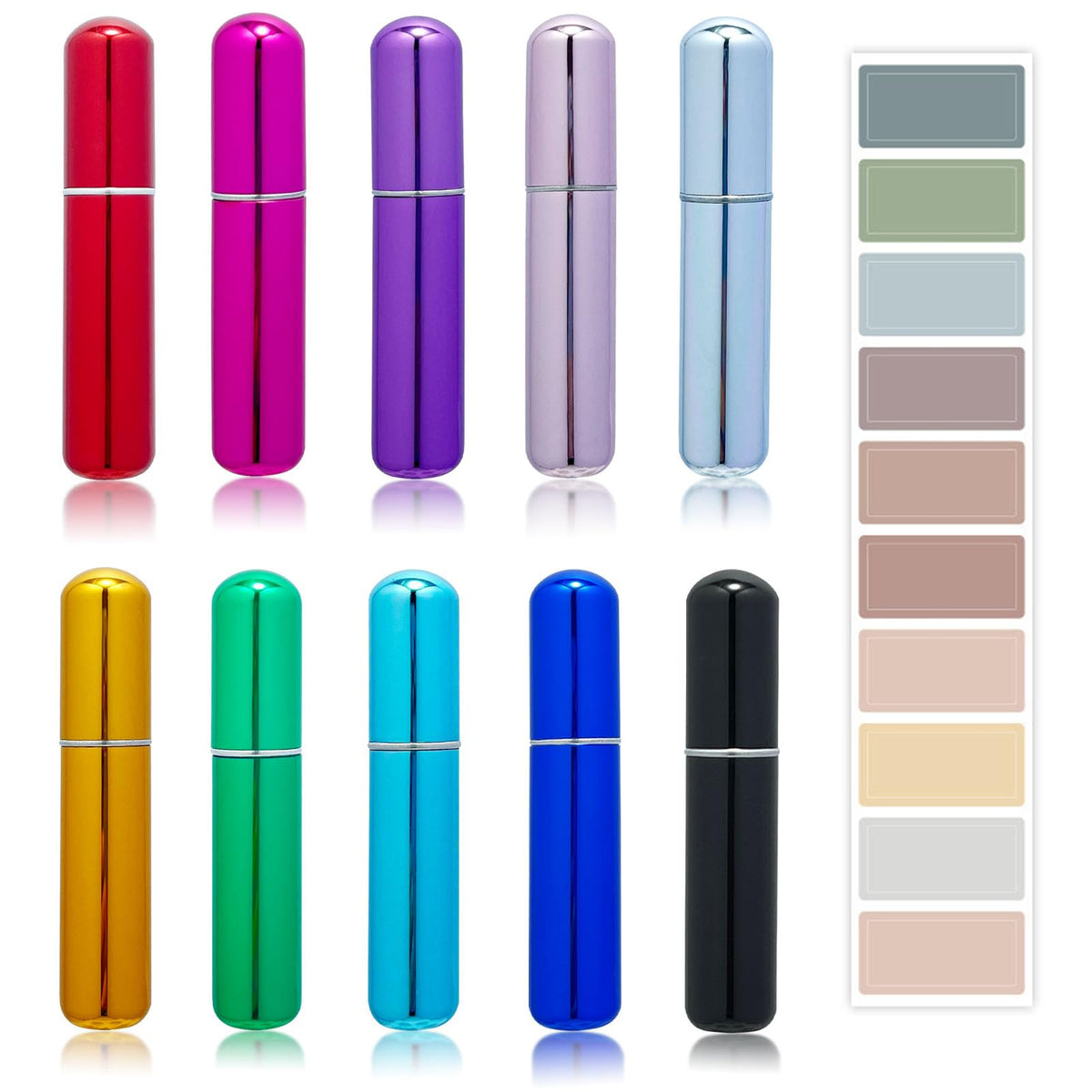 Smtheasy atomizador de perfume viaje 5 ml, compacto y reutilizable para viajar.