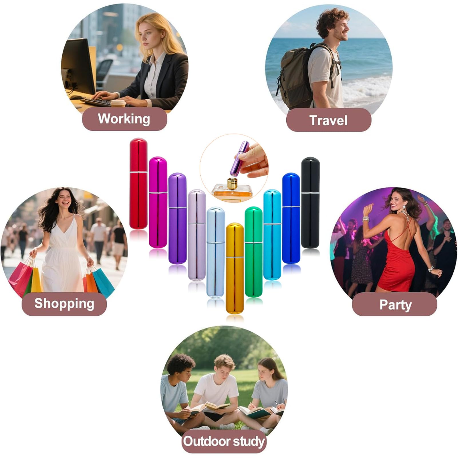 Smtheasy compatible con la mayoría de perfumes y aceites esenciales.