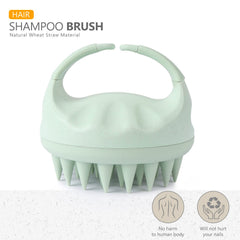 Exfoliador Sndyi para cuero cabelludo con cerdas largas, limpieza profunda.